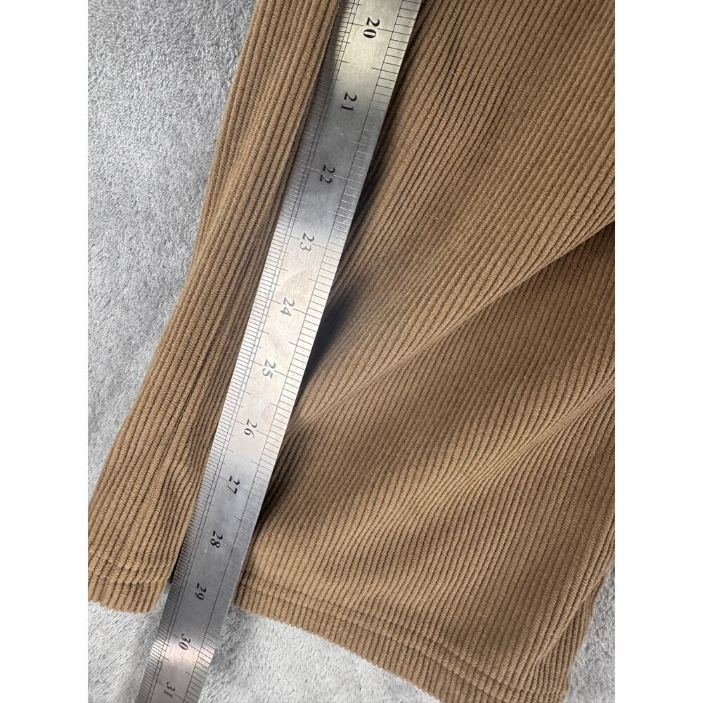 Sincerely Jules Corduroy Wide Leg Overall Jumpsuit Olive Brown Women’s M - Picture 5 of 12